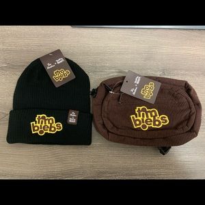 TIM BIEBS Justin Bieber X Tim Hortons Hat/Beanie/Toque and Fanny Pack